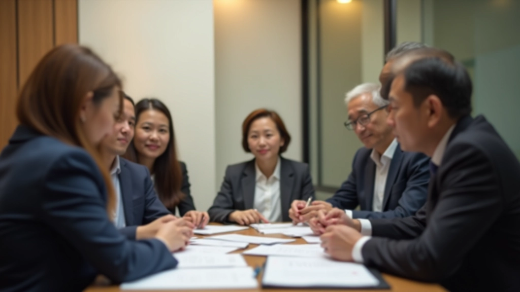 Family meeting with wealth planning advisor in modern office