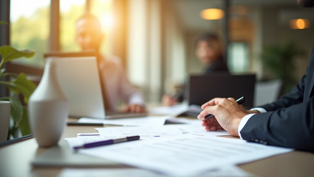 Family meeting with financial advisor to discuss estate planning and inheritance documentation