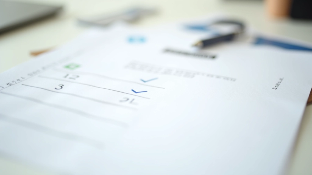 Step-by-step estate planning process shown through organized document workflow